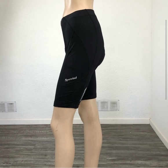 SPOWING Sports women’s Cycling shorts black - Picture 4 of 8